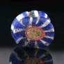 Ancient Roman mosaic glass bead with flower design, Ptolemaic Egypt